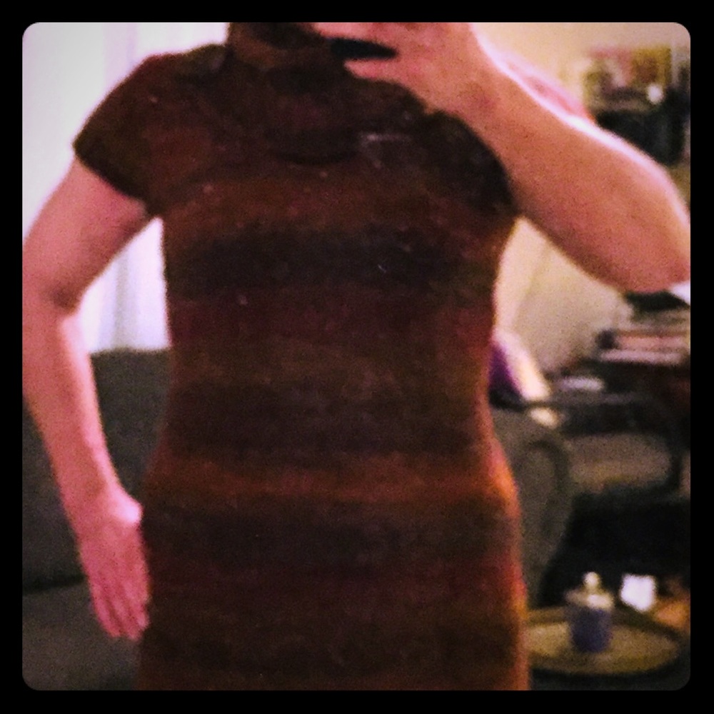 Vintage - Robin Nicole, Cowl Neck Sweater Dress M